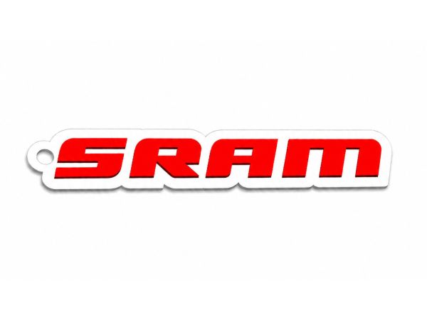 Eventos – Llavero blanco y rojo SRAM 2026