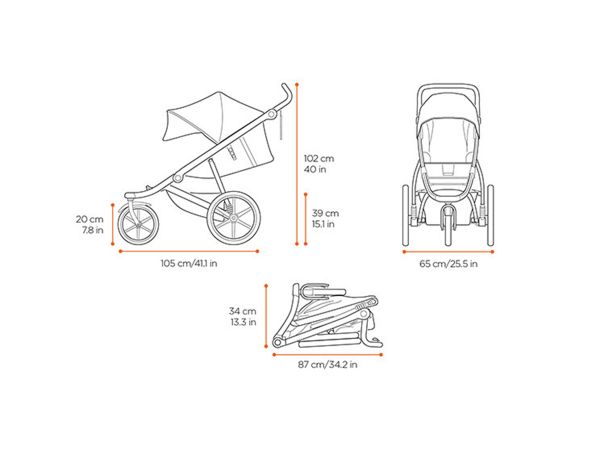 Carrito Urbano para Bebe THULE Urban Glide