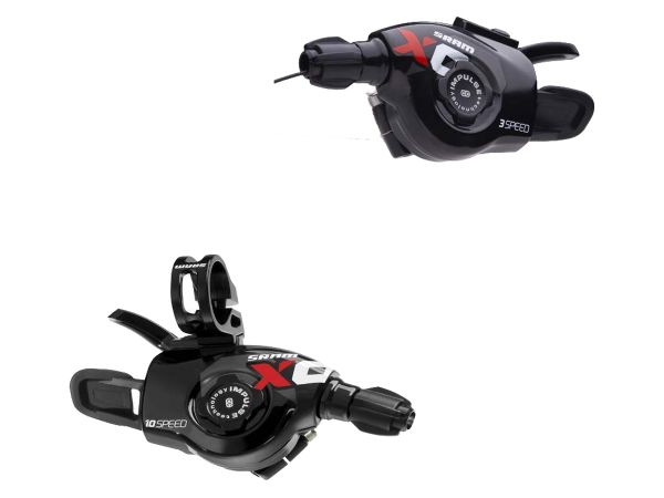 Juego de Shifters MTB Sram X0 3X10v Carbono