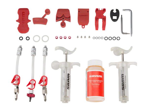 Kit de Purga Frenos SRAM Profesional - Con Líquido de Freno