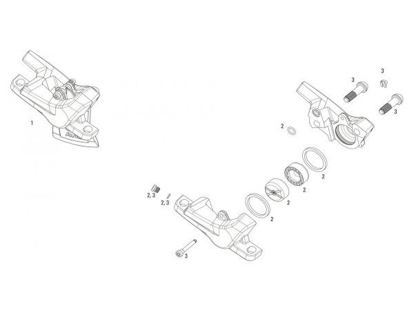 Kit Repuesto Caliper freno SRAM 20mm Level