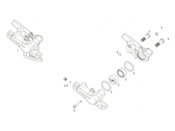 Kit Repuesto Caliper freno SRAM 21mm LEVEL TL/T