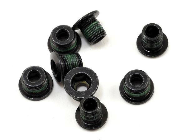 Tornillos Plato SRAM Kit 4x2 M10/M8 Acero BLACK