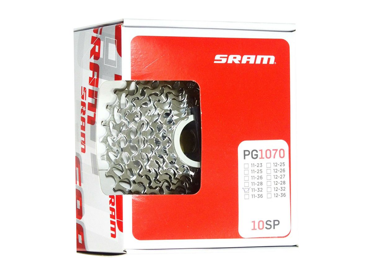 Piñon SRAM 10v MTB PG-1070 11-32d Silver (GX/X9)