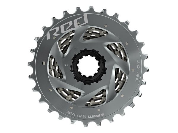 Piñon SRAM 12v Ruta XG-1290 10-26d XDR Silver (RED eTap AXS)