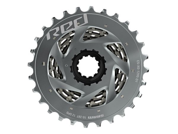 Piñon SRAM 12v Ruta XG-1290 10-26d XDR Silver (RED eTap AXS)