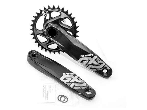 Palancas MTB SRAM 12v GX Eagle GXP 175mm 148 Boost 32T DM Grey