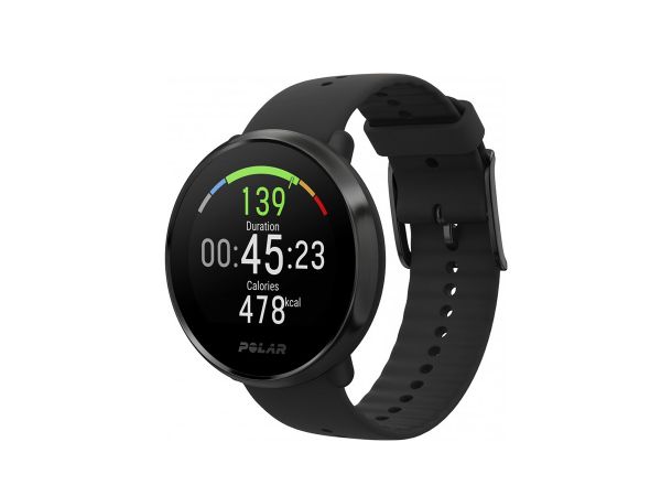 Reloj Polar Ignite GPS Black/Black + Malla Orange M/L